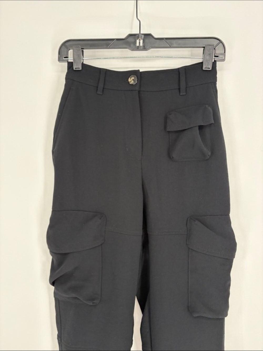 🧢 Wilfred elevated Black Cargo jogger Pants